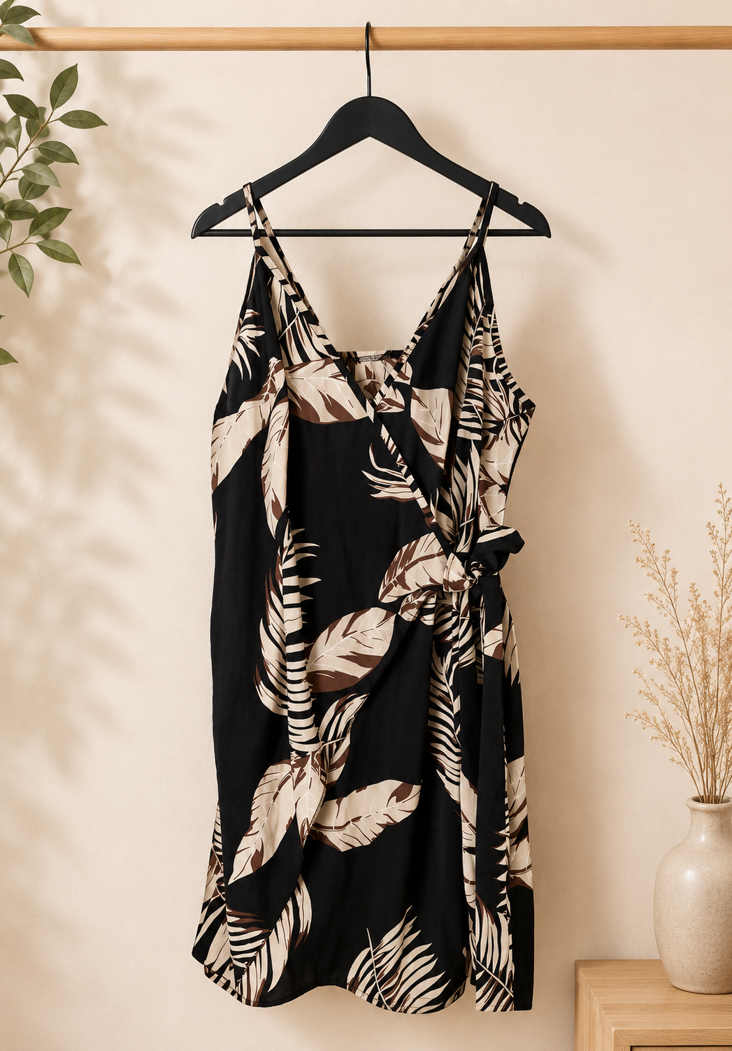 Emery Rose Floral Wrap Dress Size XL