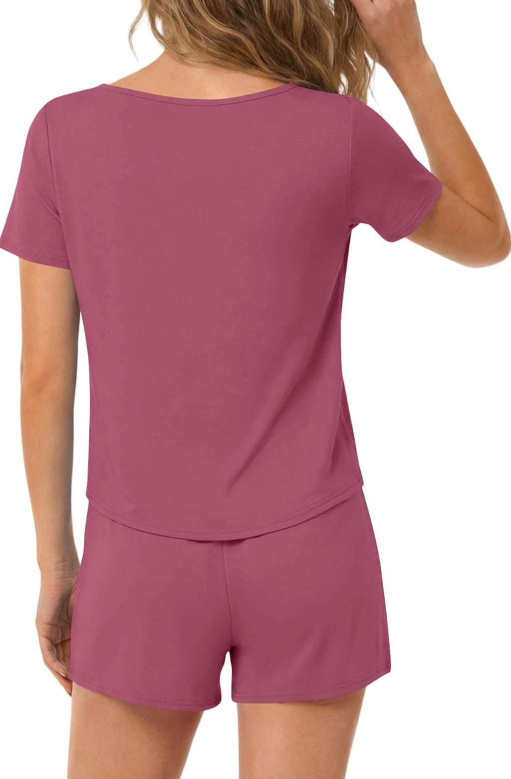 Rose Pink 2 pc Short Set