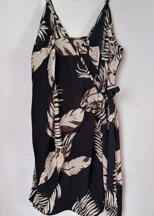 Emery Rose Floral Wrap Dress