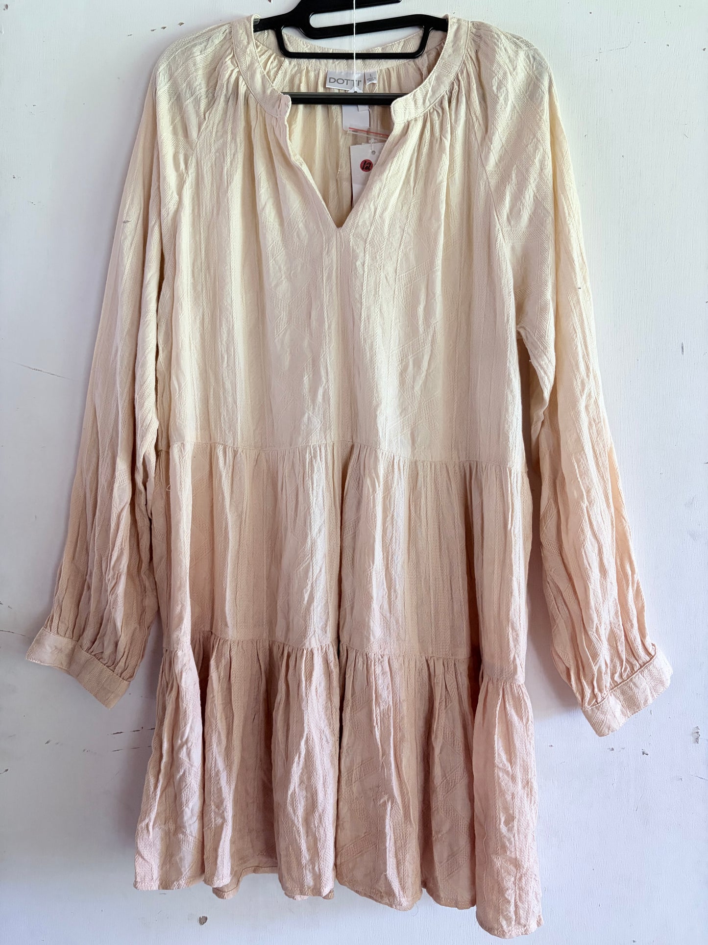 Ditto Light Brown Ombré Dress