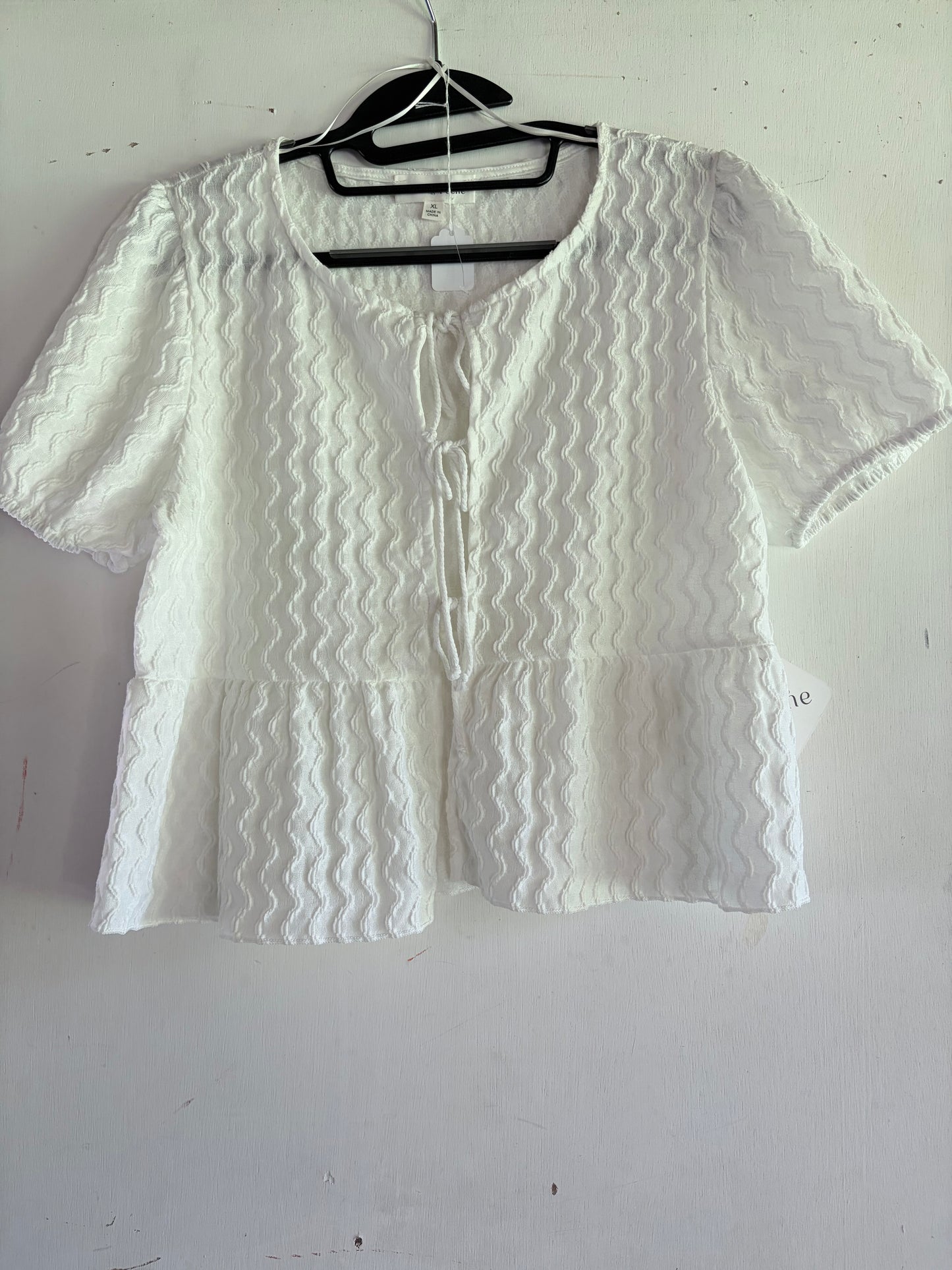 Open Tie Front Shirt