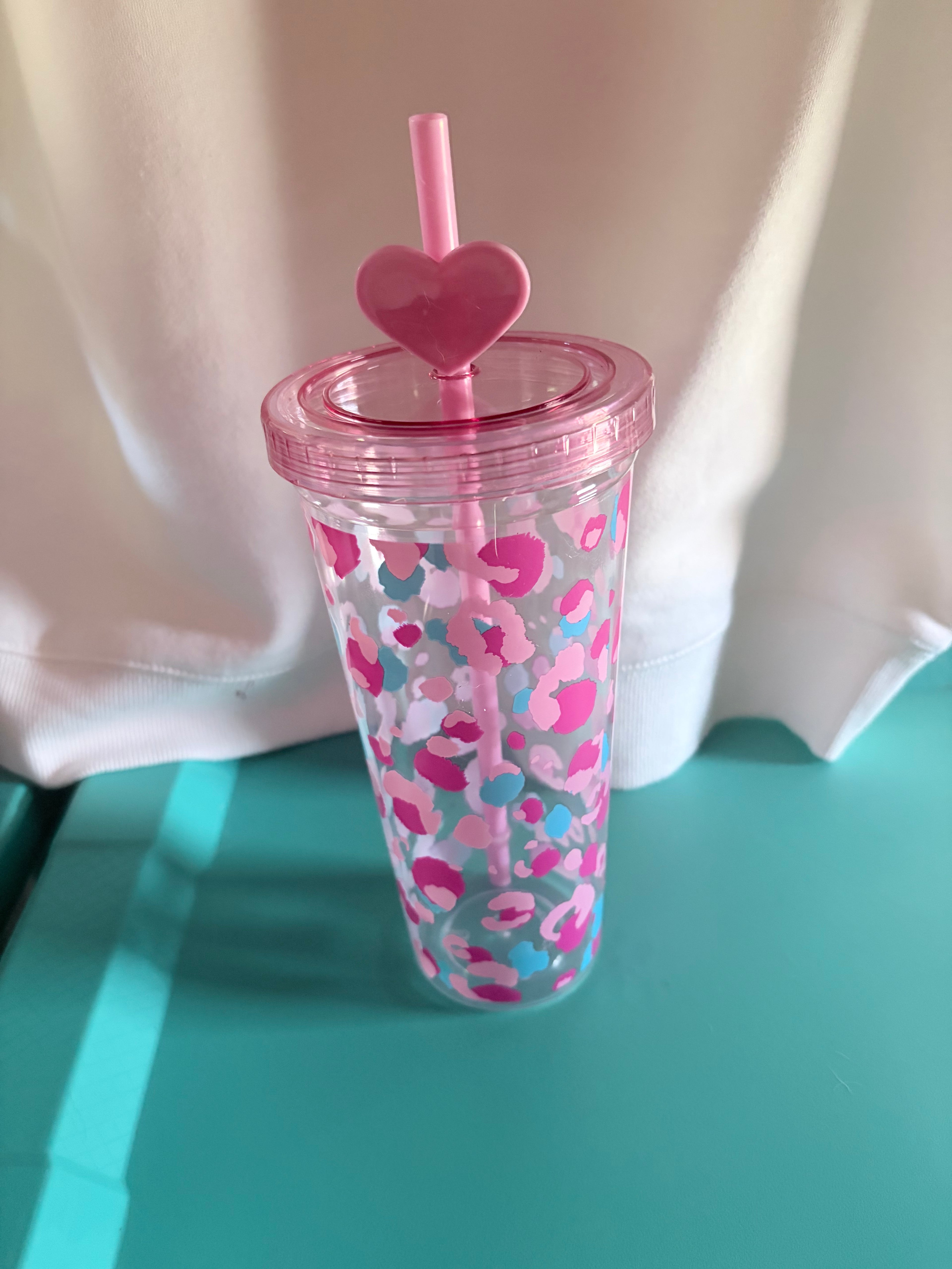 Girls Animal Print Tumbler