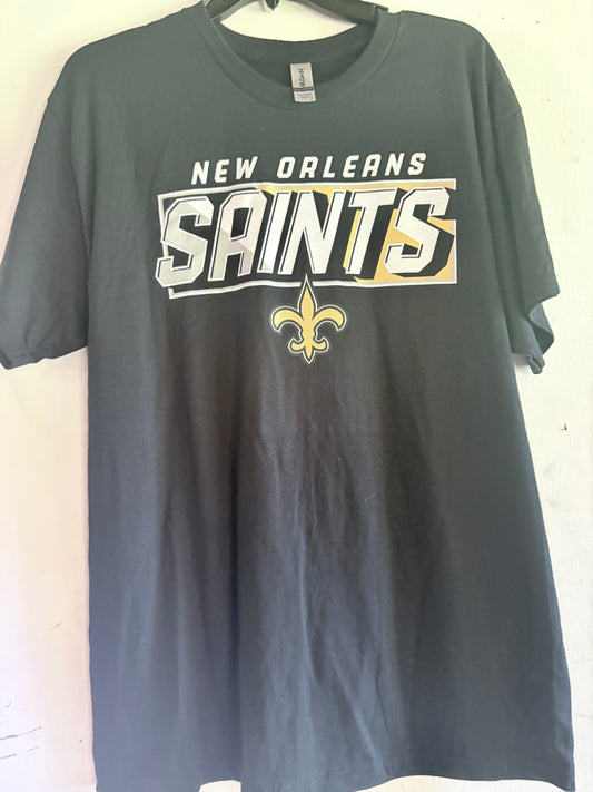 BLack New Orleans Saints T-Shirts
