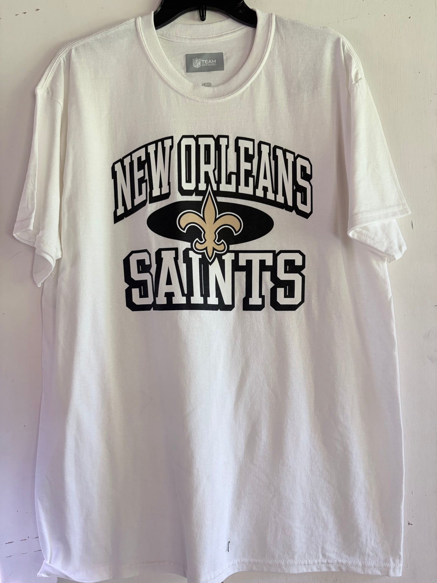White New Orleans Saints T-Shirt