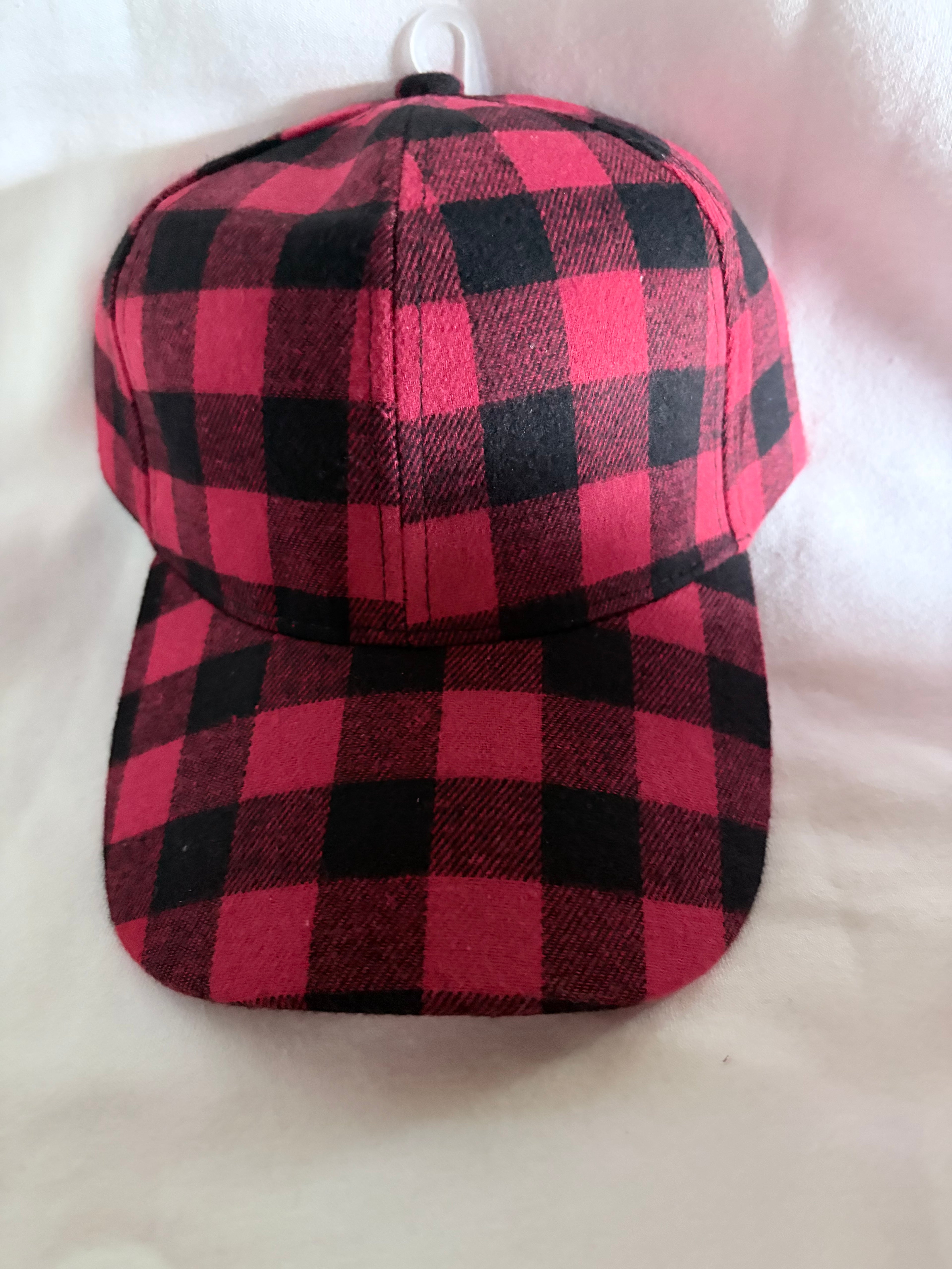 Red Checkered Cap