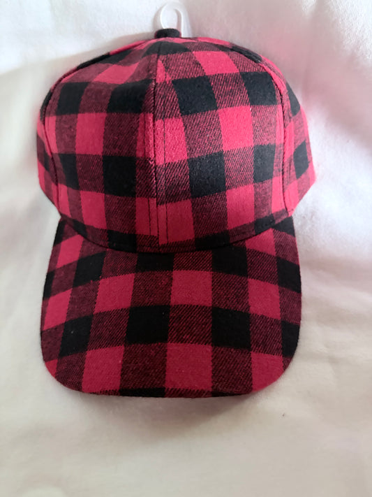 Red Checkered Cap