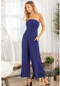 Plus Size Strapless Jumpsuit
