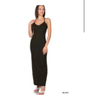 Sleeveless Racerback Maxi Dress