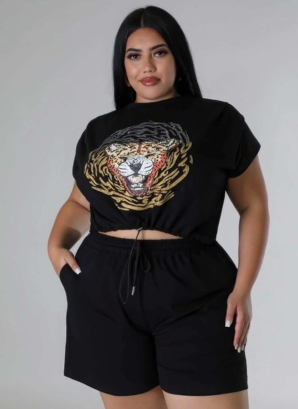 Plus Animal Graphic Short Set