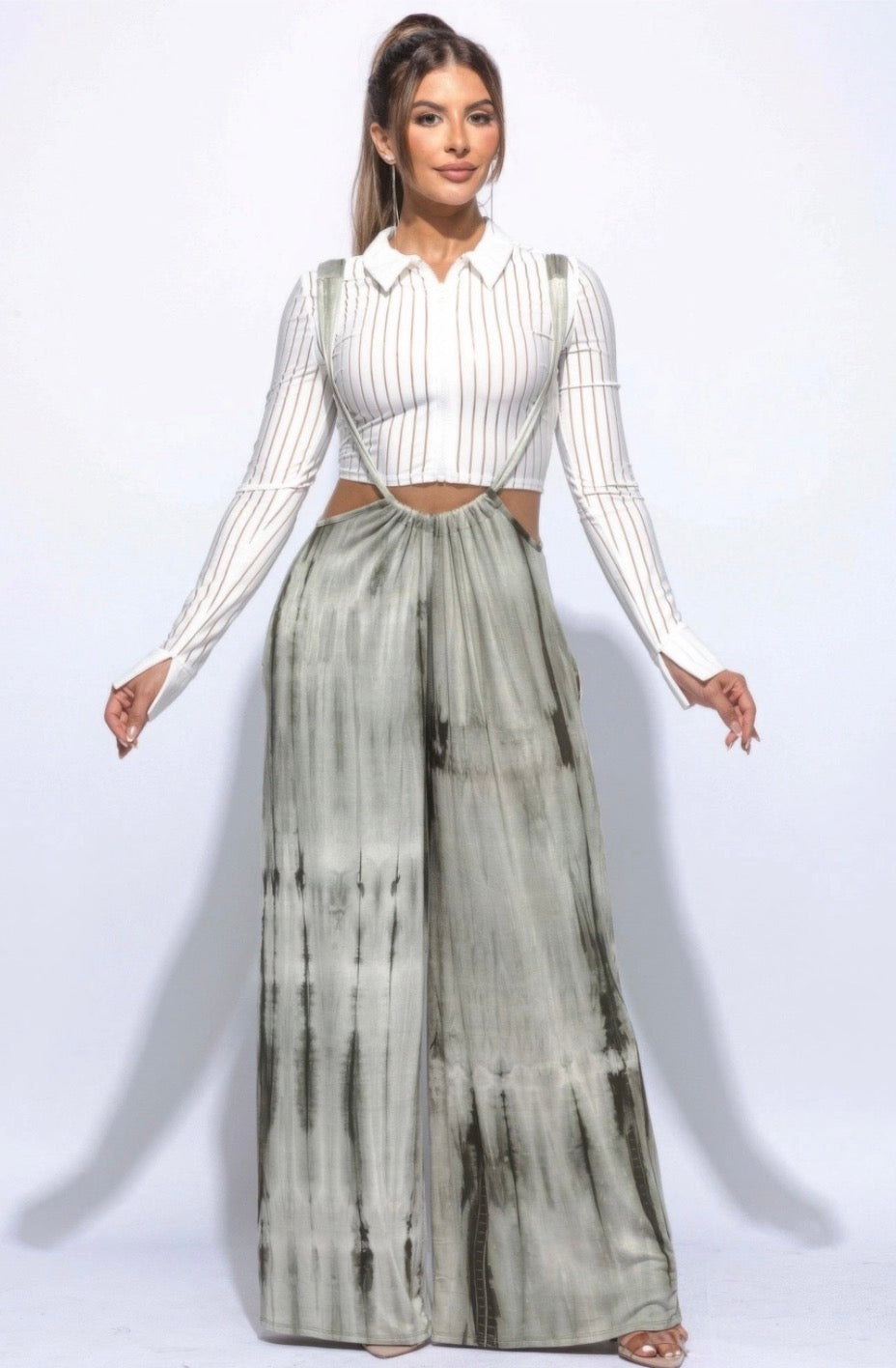 Drawstring Baggy Jumpsuit