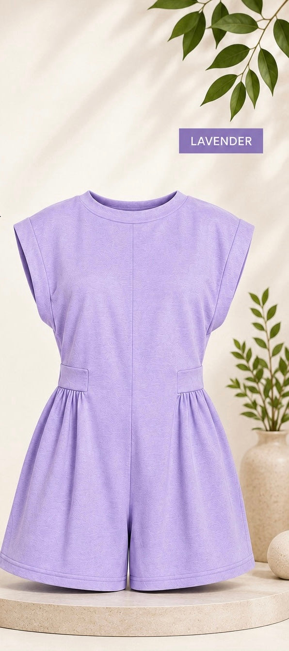 Lovely in Lavender Romper - Medium